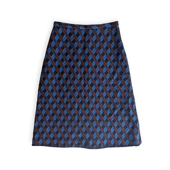 & Other Stories Wool Midi Length Scandinavian Blanket Skirt - Picture 1 of 7